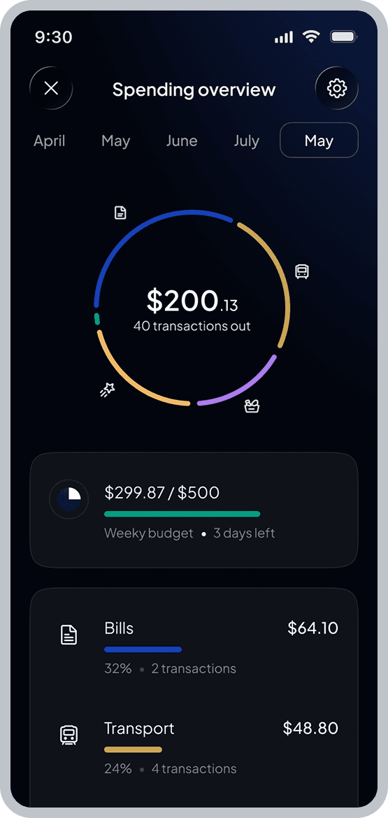 Adaptive Digital Banking mobile app — screen 5
